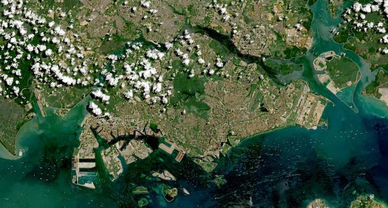 Singapore from space